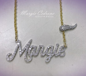 Margie-NamePlateMargieHorn-April2022